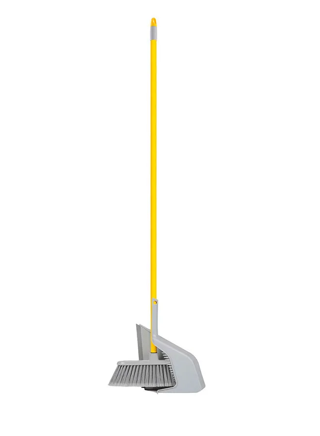 APEX Broom And UP Dustpan Set Multicolour 35x10x131cm