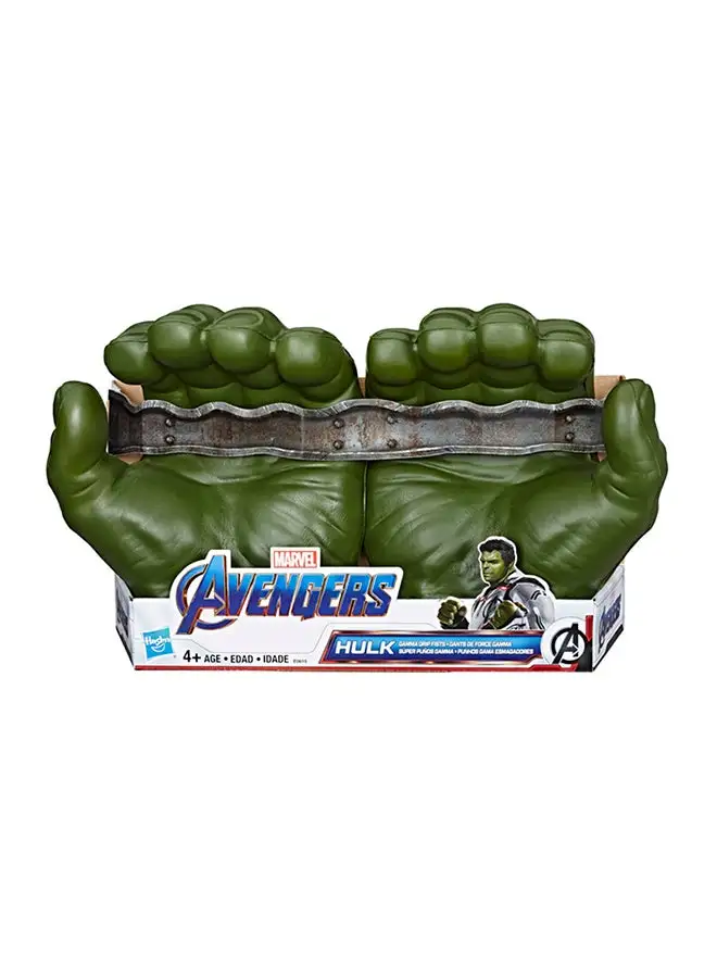 AVENGERS Gamma Grip Hulk Fists Role Play Toy, Includes 2 Gamma Grip Fists, For Kids Ages 4 And Up ‎12.06x38.1x21.59cm