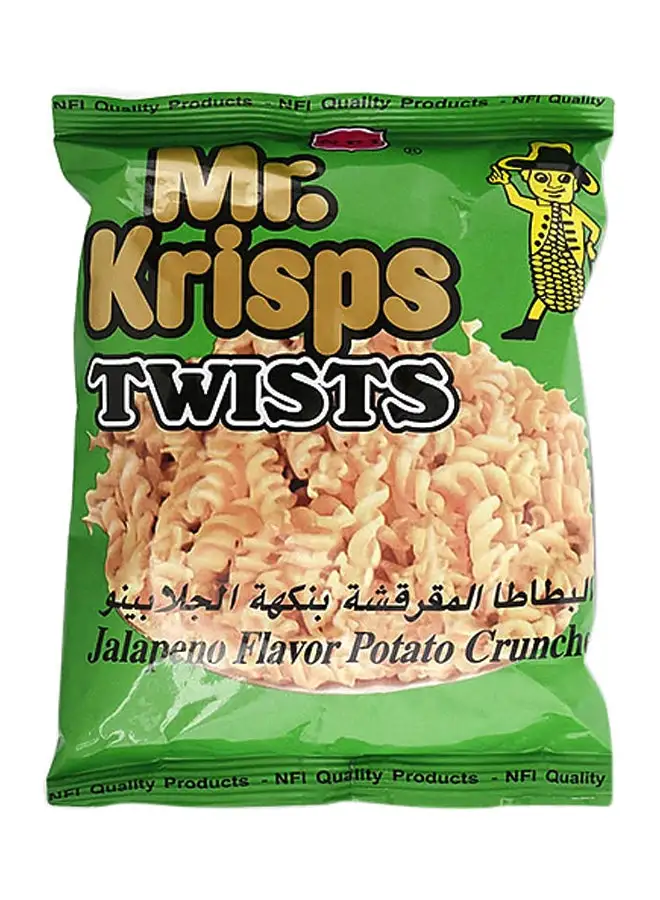 Mr.Krisps Jalapeno Flavor Potato Twists 15grams