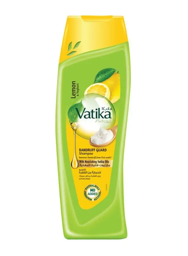 Vatika Naturals Anti Dandruff Guard Shampoo Enriched With Lemon And Yoghurt 400.0ml