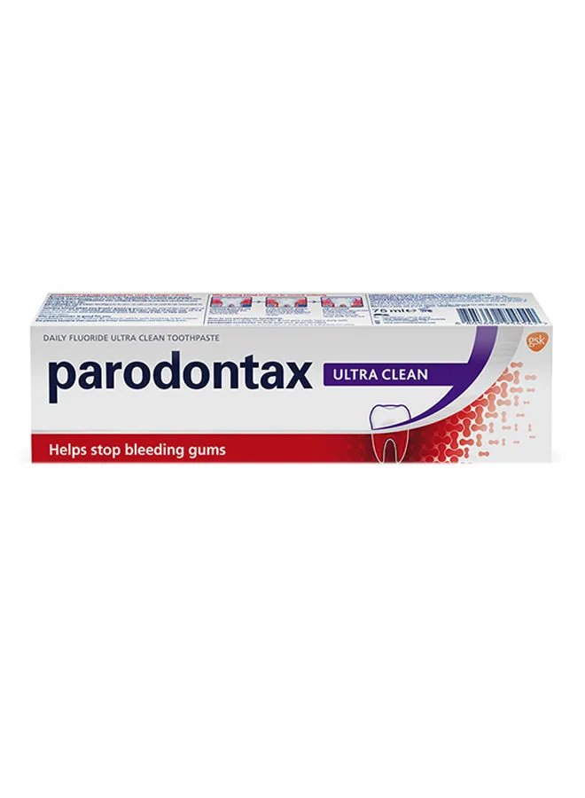 Parodontax Ultra Clean Toothpaste For Bleeding Gums 75ml