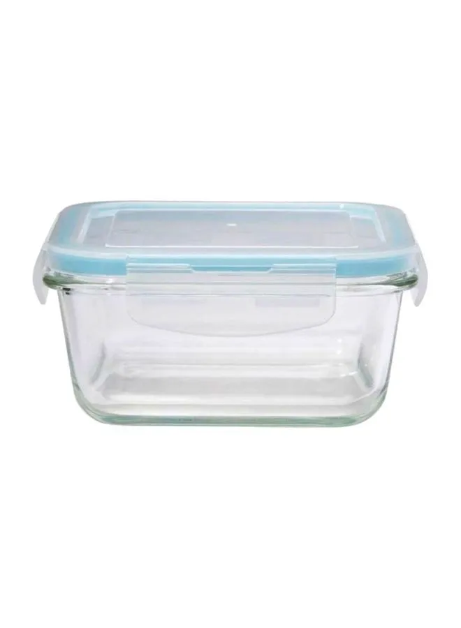 TALIONA Boro Pro Square Food Storage Container With Lid Blue/Clear 690ml