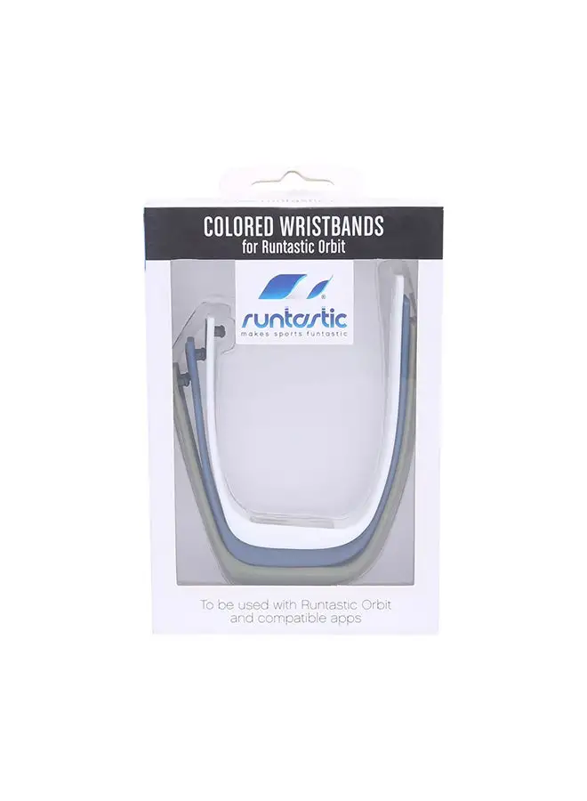 Runtastic Colored Wristbands For Orbit Set Multicolour