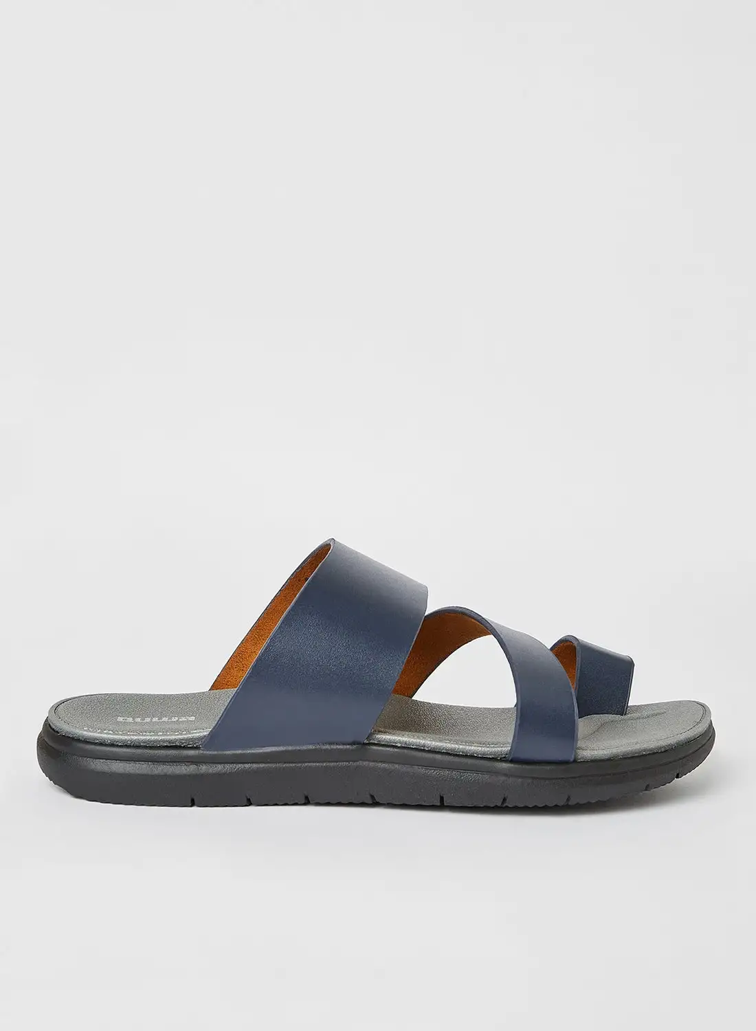 QUWA Casual Slip-On Sandals Navy Blue