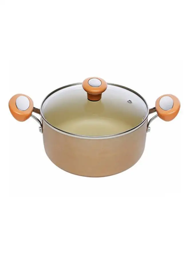 MEYER Cushion Smart Stockpot With Glass Lid Cream 30cm