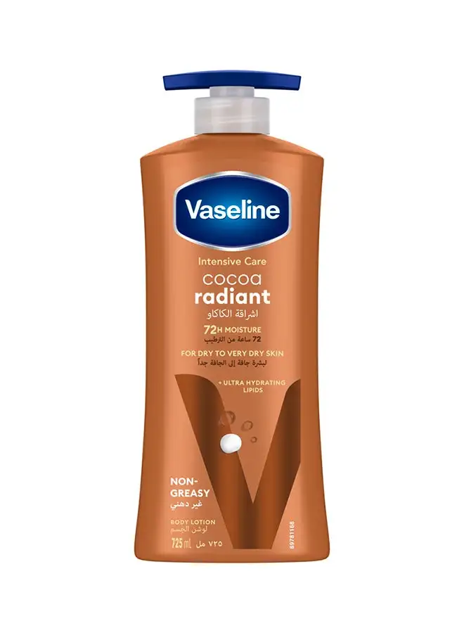 Vaseline Intensive Care Body Lotion For Dry To Very Dry Skin Cocoa Radiant 725ml