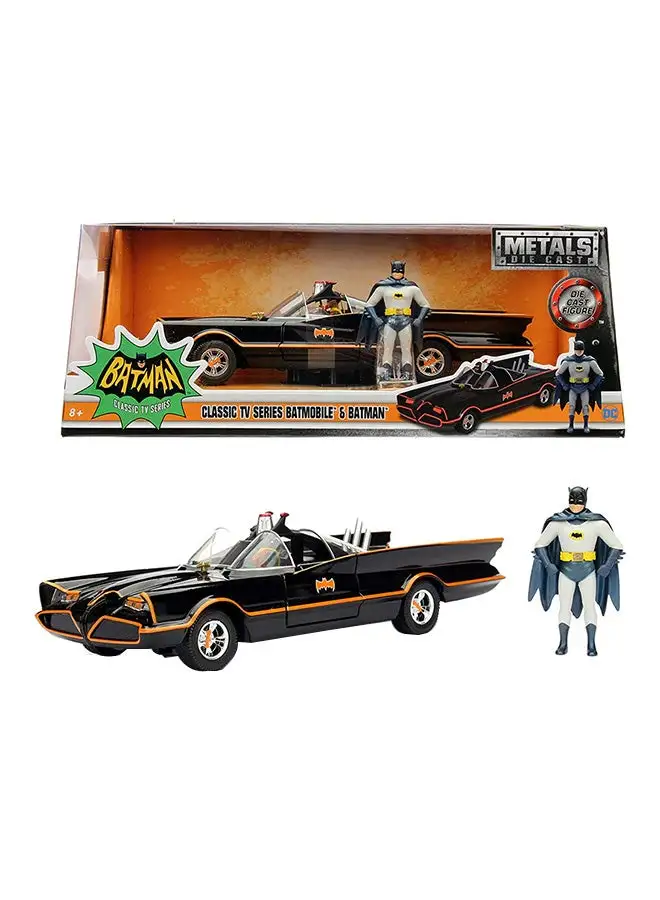 JADA 1:24 Scale Jada Batman 1966 Classic Batmobile 11.43cm