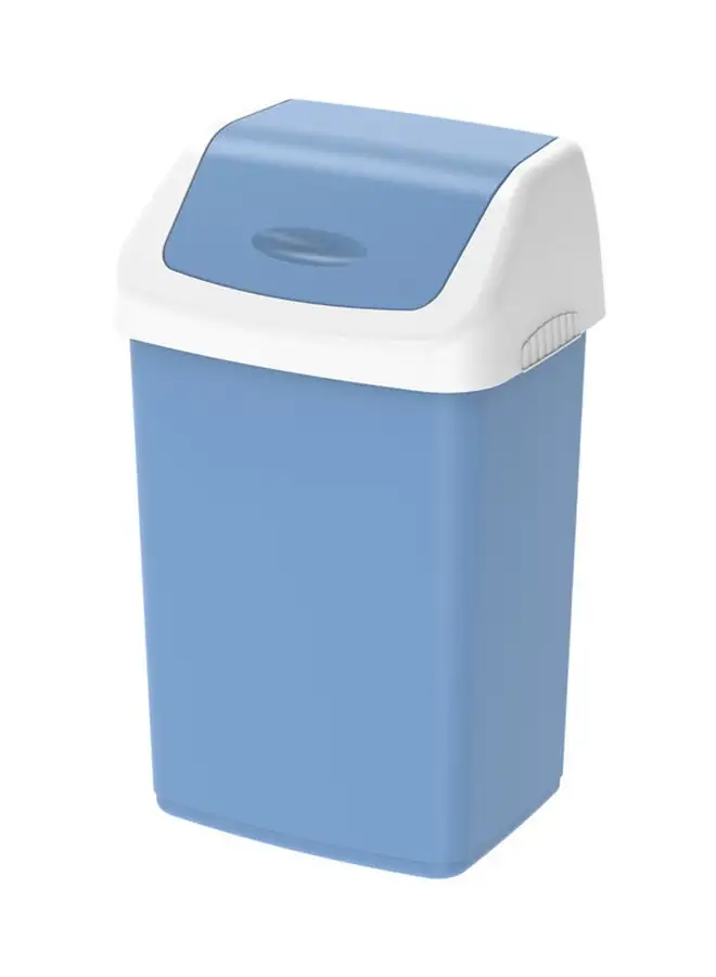 Cosmoplast Flip Top Waste Bin Blue 46.0Liters