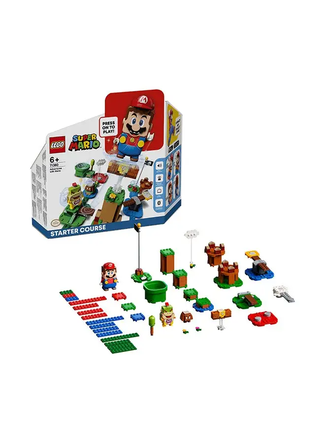 LEGO 6288909 LEGO 71360 Super Mario Adventures with Mario Starter Course Building Toy Set (231 Pieces) 6+ Years