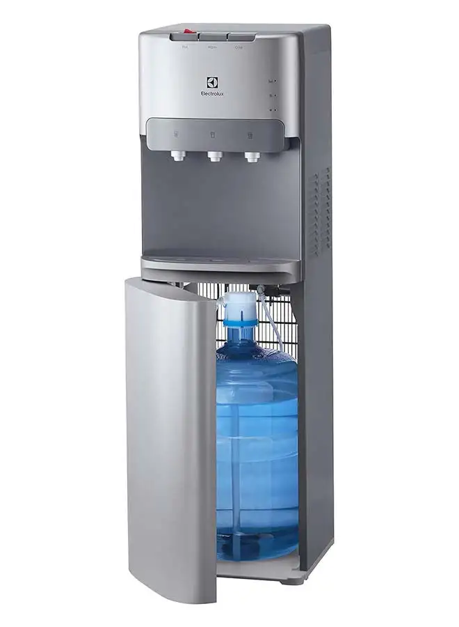 Electrolux Bottom Loading Water Dispenser, Hot Cold And Ambient Temperature, European Quality Floor Standing Water Cooler With LED Indicator, Child Safety Lock, Best For Home/Office EQAXF1BXSG Silver