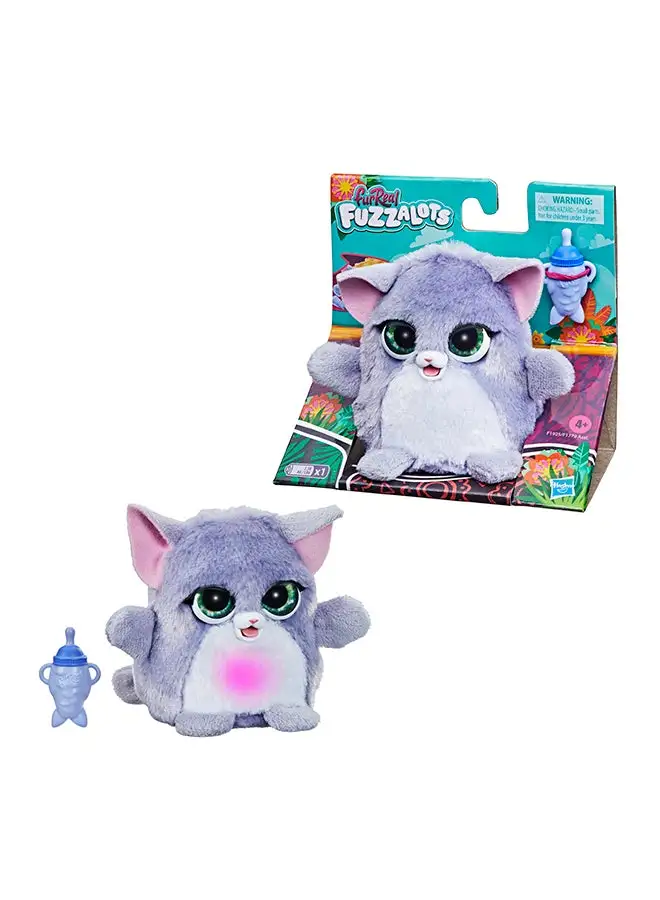 FurReal furReal Fuzzalots Kitty Color-Change Interactive Feeding Toy, Lights and Sounds, Ages 4 and up 1 Players