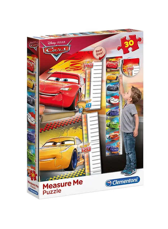 Clementoni 30-Piece Disney Cars Measure Me Puzzle Set