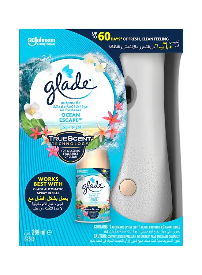 Glade Automatic Spray Holder Ocean Escape 269ml