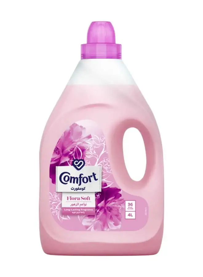 Comfort Fabric Softener Flora Soft For Fresh And Soft Clothes 4.0Liters