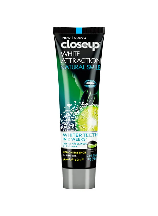 Closeup Lemon Essence And Sea Salt Gel Toothpaste 75ml