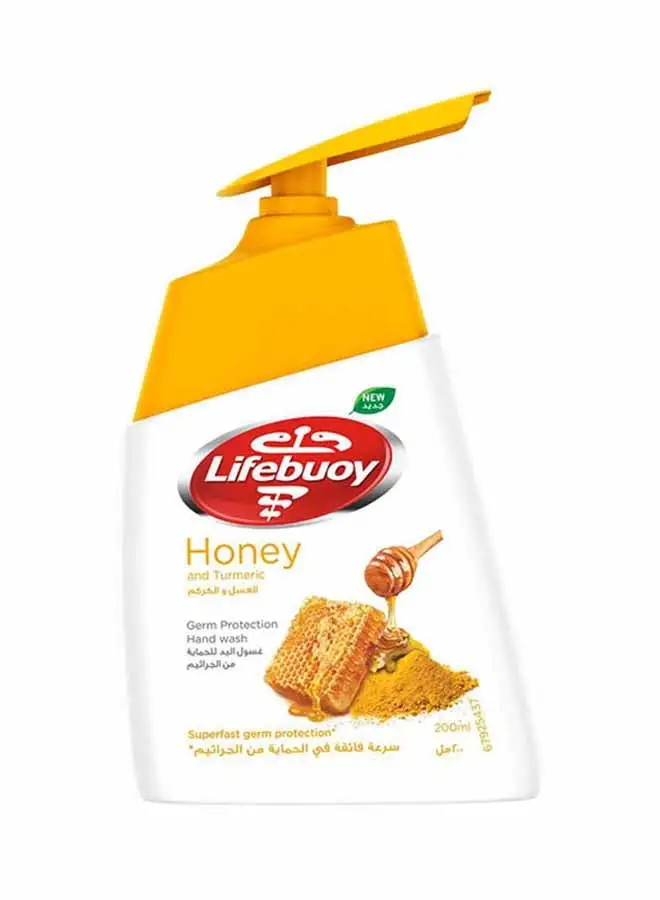 Lifebuoy Hand Wash Honey And Tumeric White/Yellow 200ml