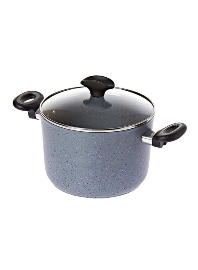 Prestige Endurance Granite 24Cm Cov Stockpot Grey 24cm