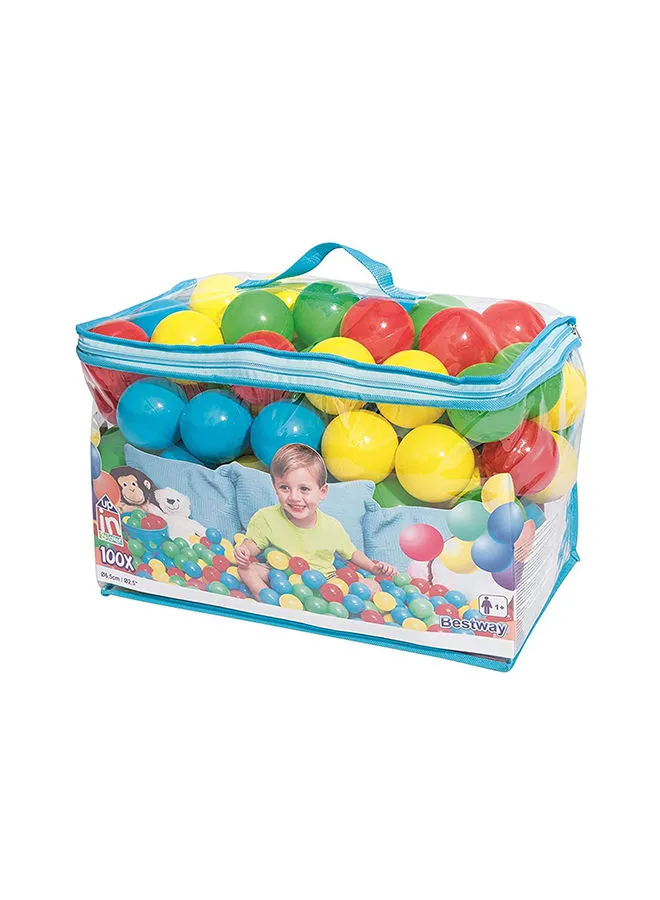 Bestway 100-Piece Splash And Play Bouncing Balls 6.5cm