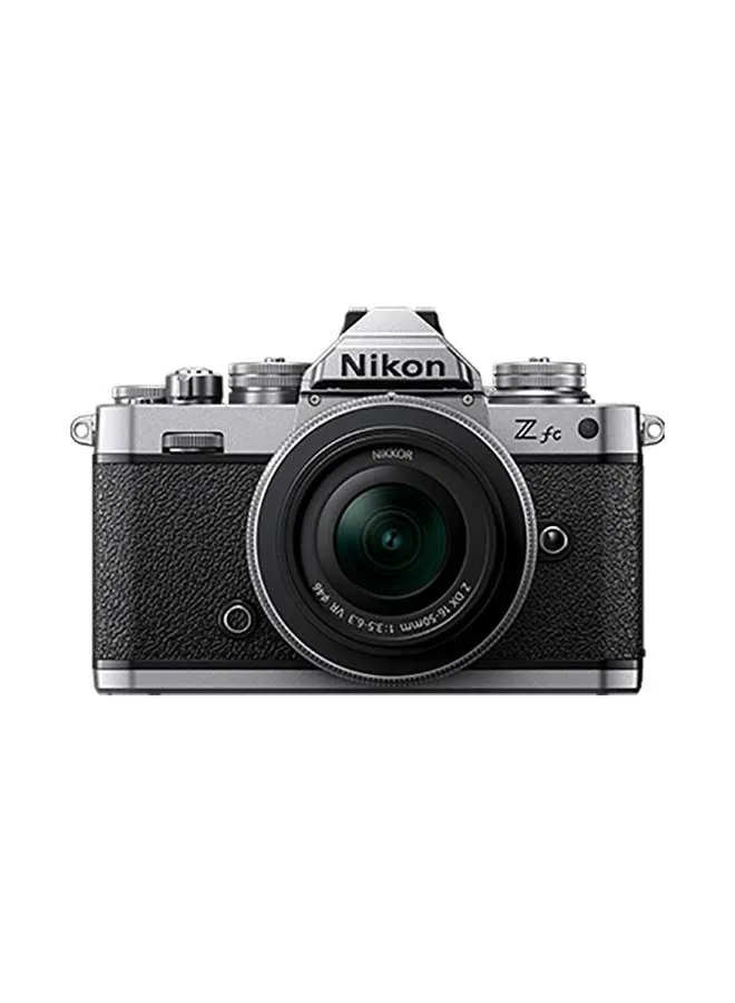 Nikon Zfc Mirrorless Digital Camera with 16 50mm Lens Silver VOK090XM