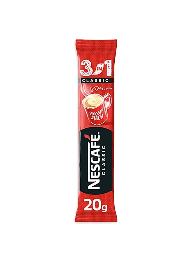 Nescafe 3 In 1 Classic Smooth And Rich Coffee 20grams