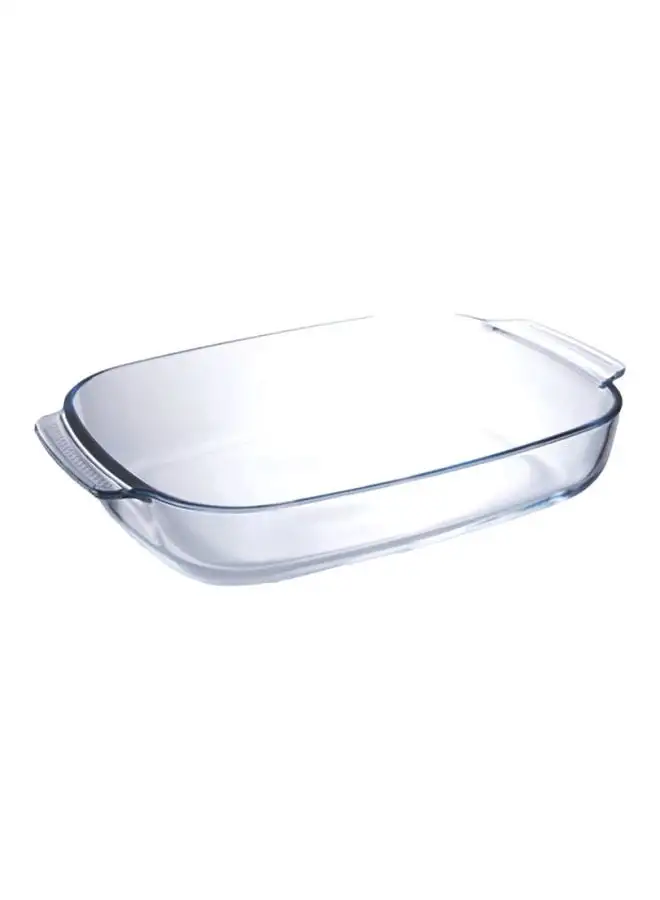 TALIONA Rectangle Glass Baking Dish With Handle Clear 2Liters