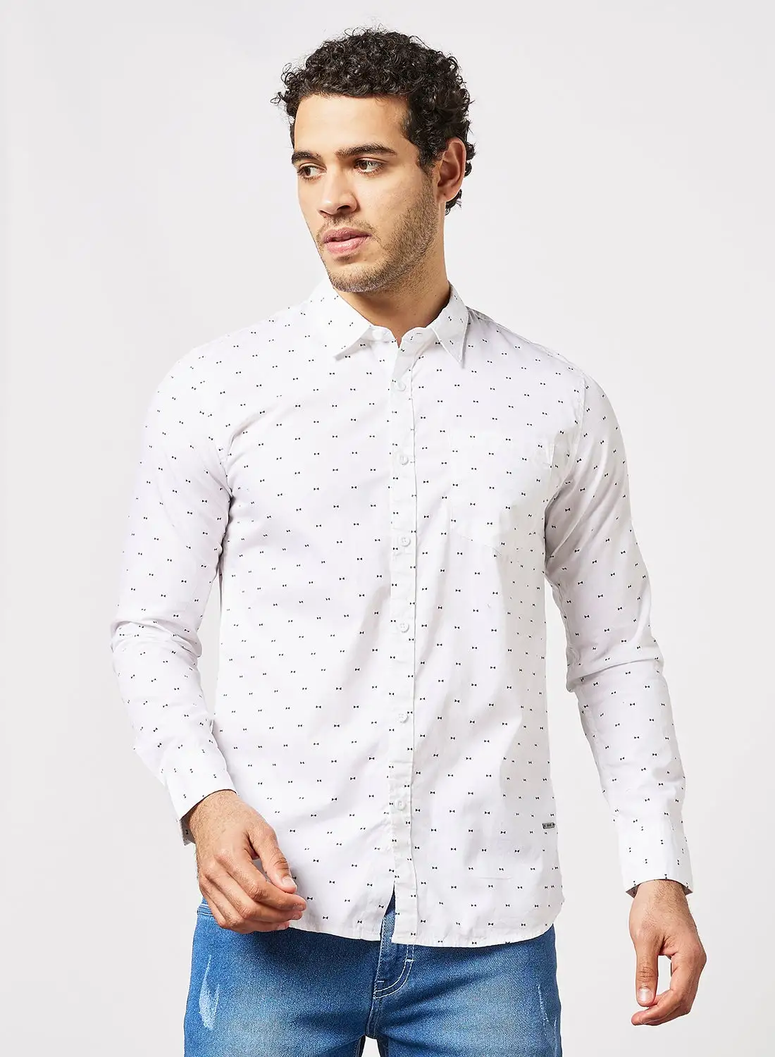 ABOF Regular Fit Shirt White