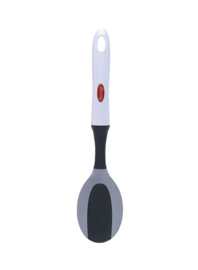 Prestige Silicon Spoon Spatula Grey/Black/White 186x62x64mm