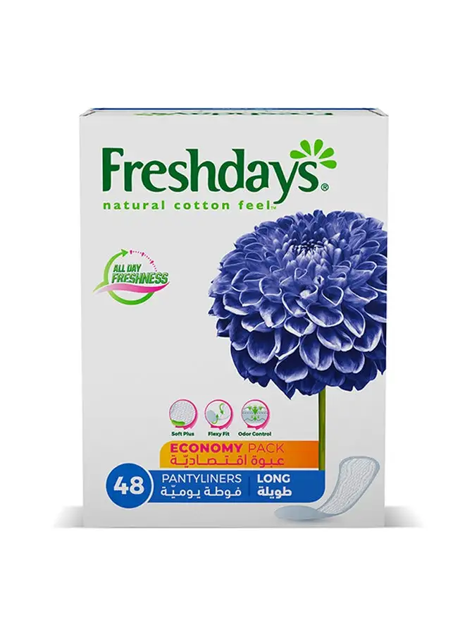 Freshdays Pantyliners Long 48 pads