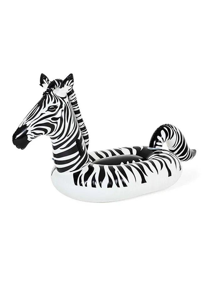 بيست واي لايتس N Stripes Zebra Ride-On Pool Float with Led Light 246x104x122cm