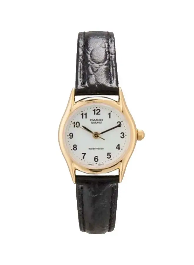 CASIO Women's Leather Analog Wrist Watch LTP-1094Q-7B1RDF