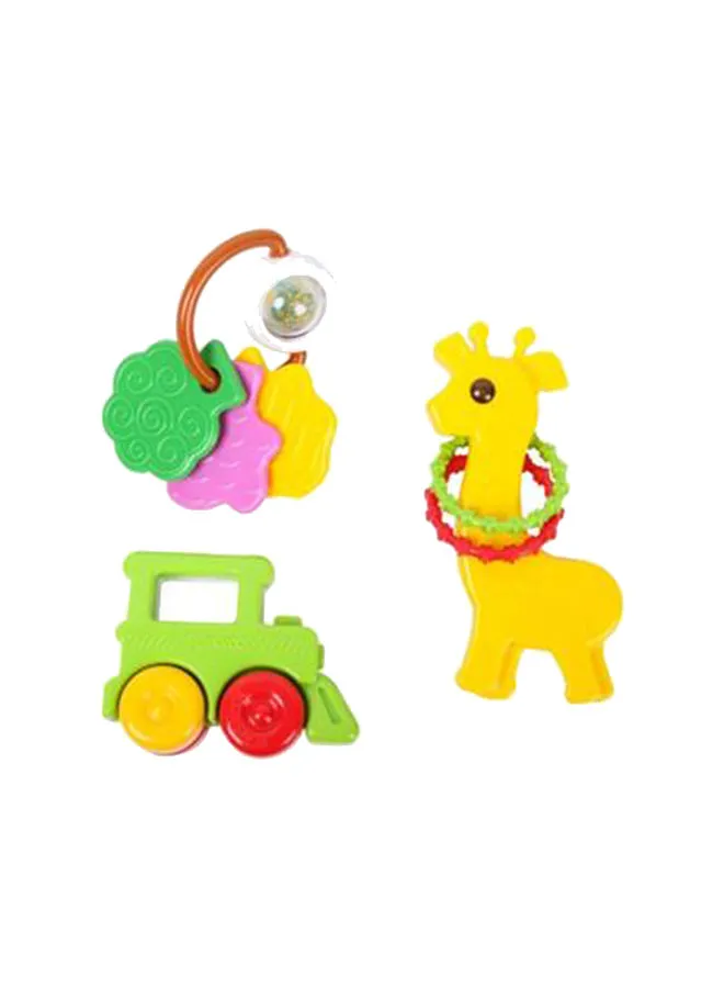 Funskool Giggles - Mini Gift Set With 3 Different Teether Rattles Toys For Baby 26x4.5x23cm