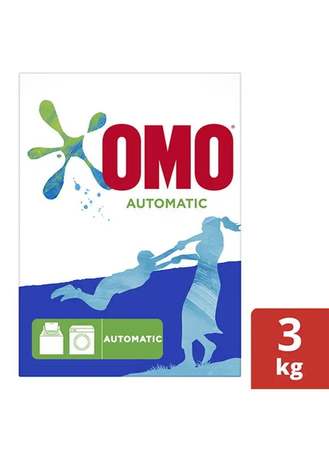 Omo Laundry Powder Detergent For Front Load Machines Active For Unbeatable Stain Removal Blue 3kg