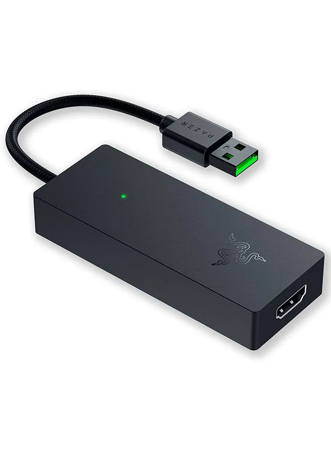 RAZER Razer Ripsaw X USB Capture Card with 4K Camera Connection for Full 4K Streaming 4K 30FPS Capture, HDMI 2.0, USB 3.0, Plug and Play, Streaming Software Compitable - Black