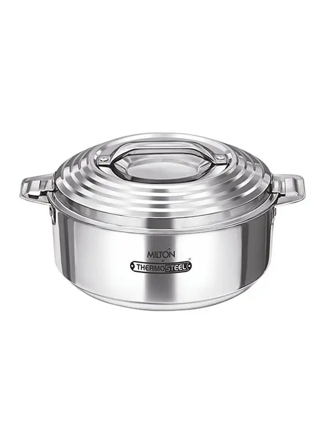 Milton Galaxia Stainless Steel Casserole Silver 3.3Liters