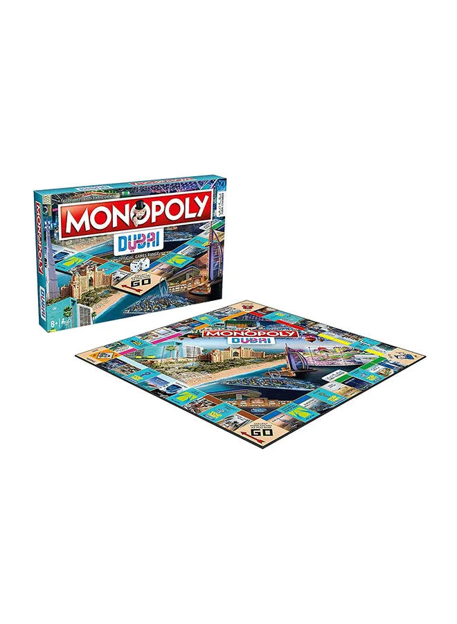 Monopoly Dubai Official Games Range Hasbro Board Game For Adults And Teens Indoor Home Game 2 To 6 Players