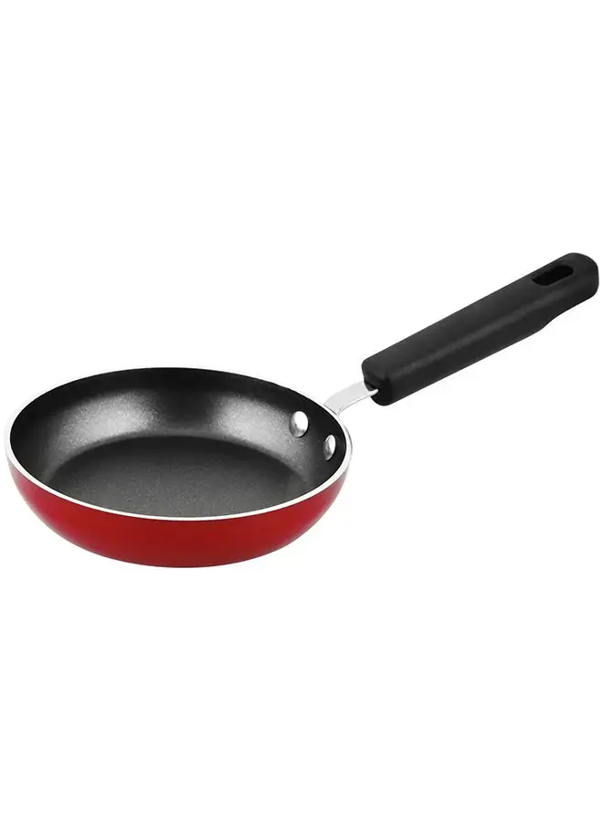 Prestige Stainless Steel Non Stick Mini Fry Pan With Bakelite Handle Red/Black 12cm