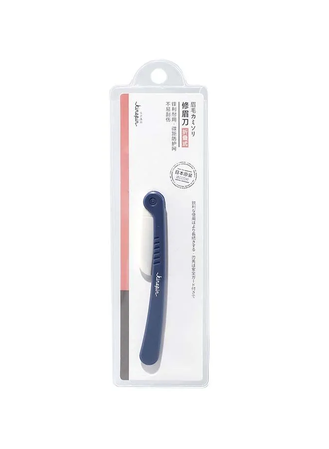 Dollar Plus Foldable Eyebrow Razor Blue