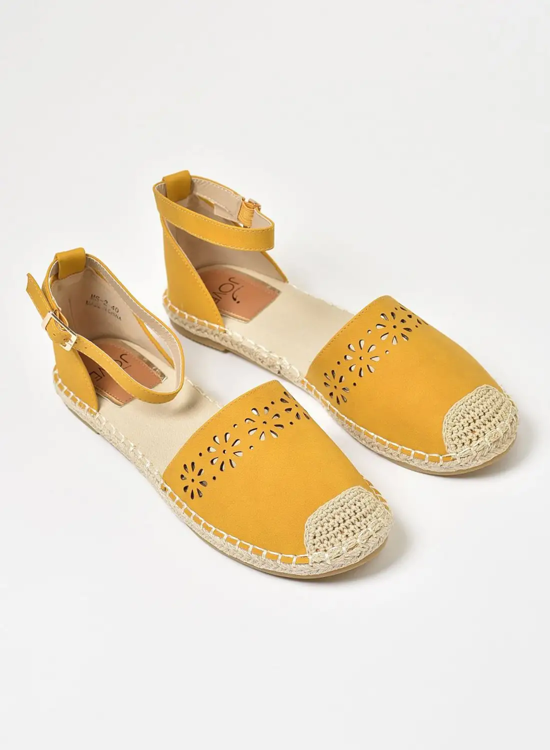 Jove Women's Casual Espadrilles Yellow