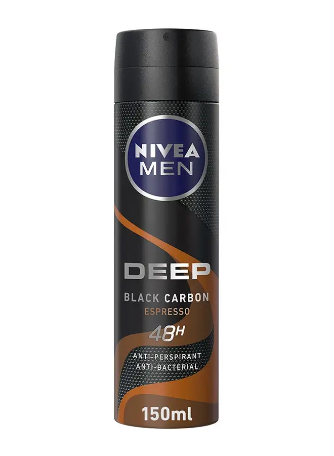 Nivea Deep Black Carbon Espresso Antiperspirant 150ml