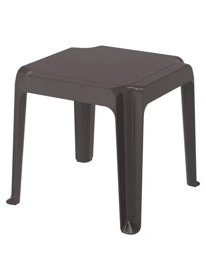 Cosmoplast Low Table- Brown 48x48x43cm