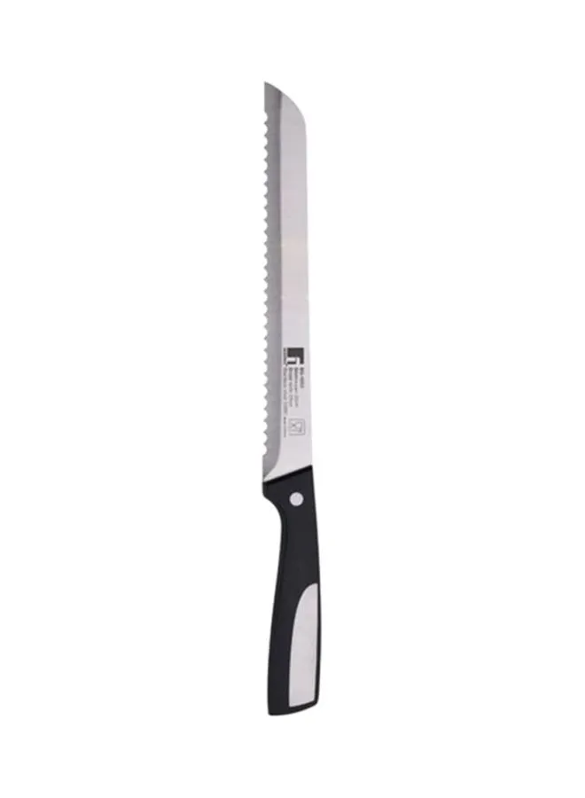 BERGNER Bread Knife Silver/Black 20cm