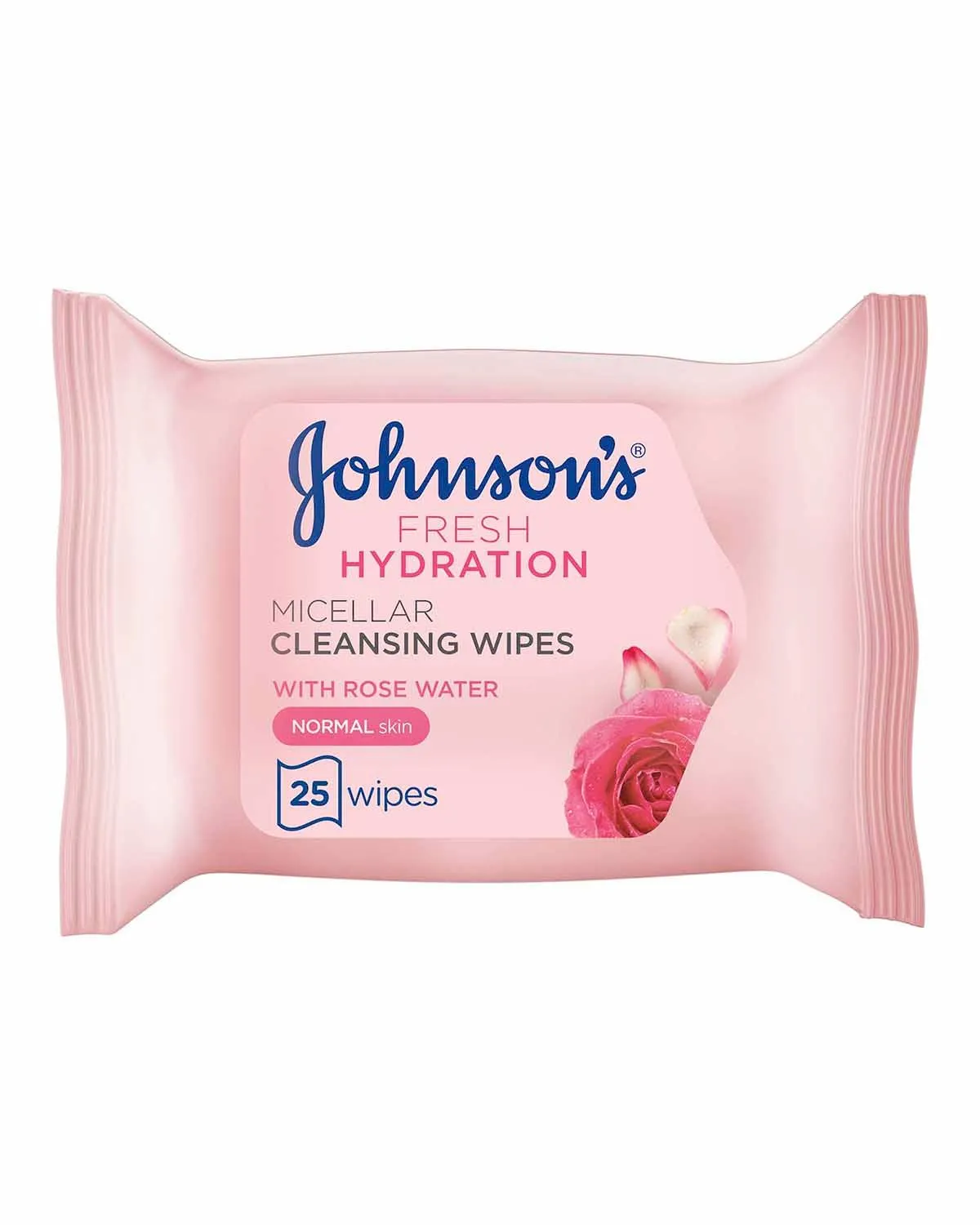 Johnson's JOHNSON’S, Cleansing Wipes, Fresh Hydration Micellar, Normal Skin, Pack of 25 wipes