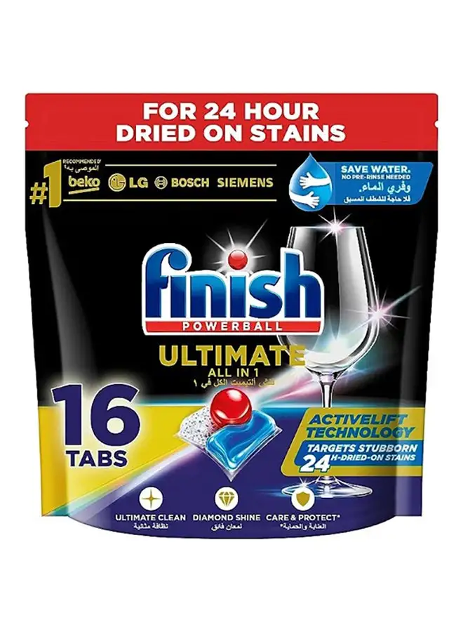 Finish Quantam Ultimate Dishwasher Tablets Pack Of 16