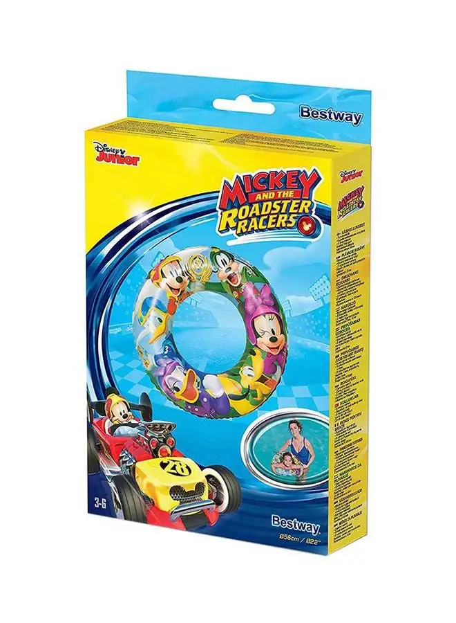 Bestway Mickey And The Roadster Racers Swim Ring 56cm