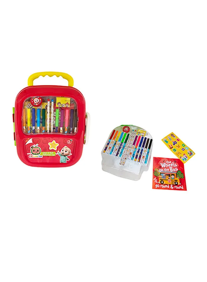 Cocomelon Color And Roll Stationary Set 22cm