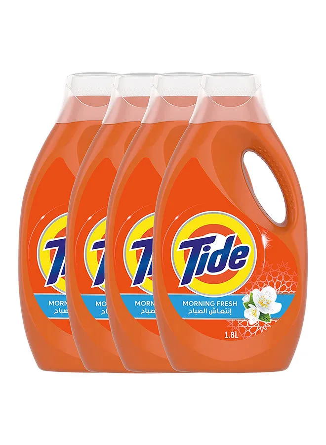 Tide Automatic Power Gel Laundry Detergent Morning Fresh Scent 1.8L Pack of 4