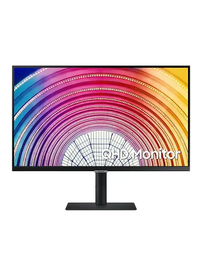 Samsung LS27A600NWMXUE Monitor With 27 Inch QHD(2560x1440) IPS Panel, Response Time 5 ms, refresh rate 75 Hz With AMD FreeSync Black