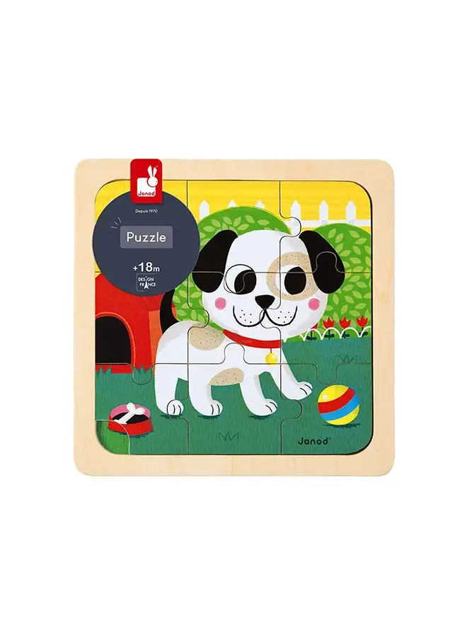 Janod Wooden Puzzle Titus Dog 20cm