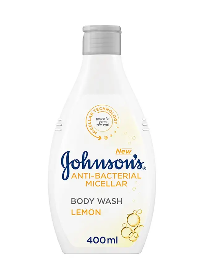 Johnson's Anti-Bacterial Micellar Body Wash Lemon Multicolour 400ml