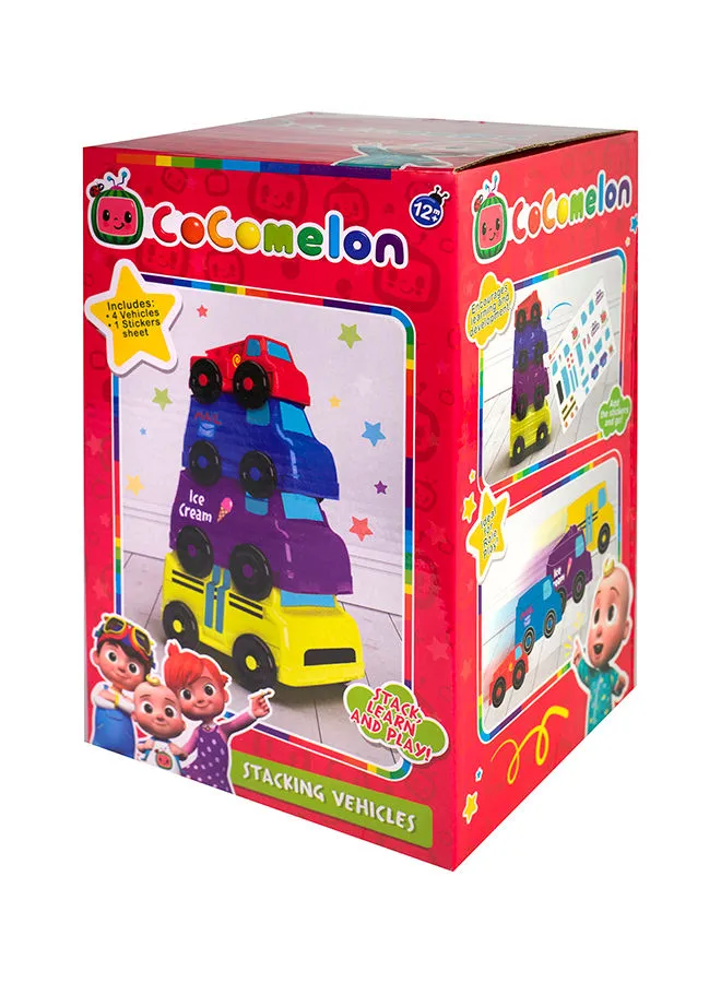 Cocomelon Fun Stacking Vehicles, 3+ Years 20.50x15.50x15cm